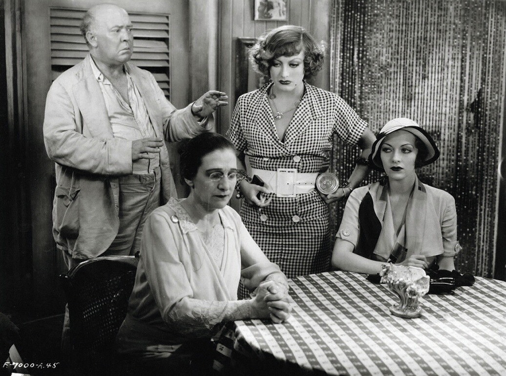 1932. 'Rain.' With Guy Kibbee, Beulah Bondi, and Kendall Lee Glaenzer.