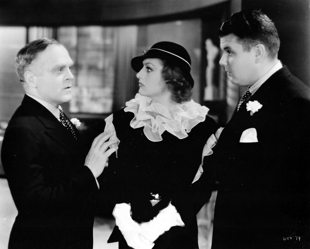 1933. 'Dancing Lady.' With Grant Mitchell, left, and Maynard Holmes.