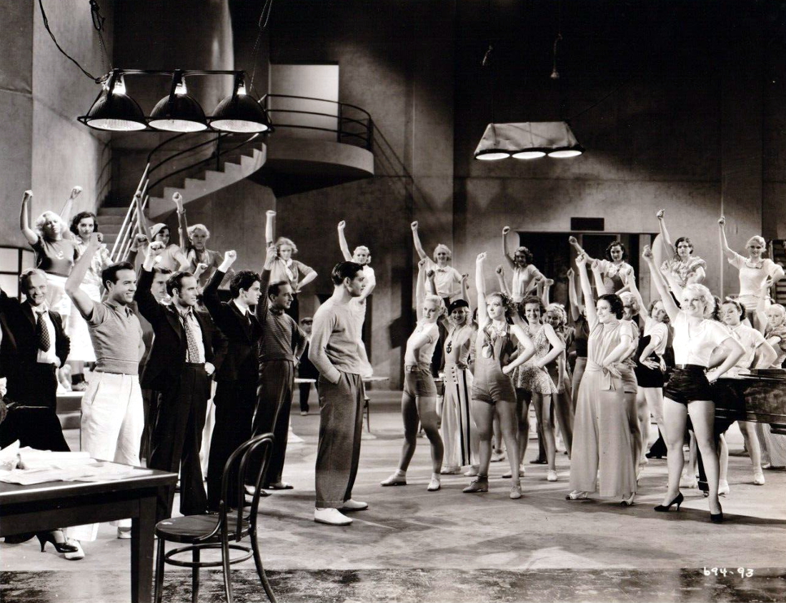 1933. 'Dancing Lady' film still.