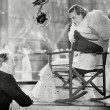 1933. 'Dancing Lady' set with director Leonard.