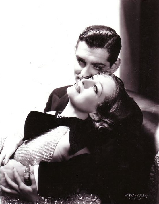 1933. 'Dancing Lady' publicity with Clark Gable.