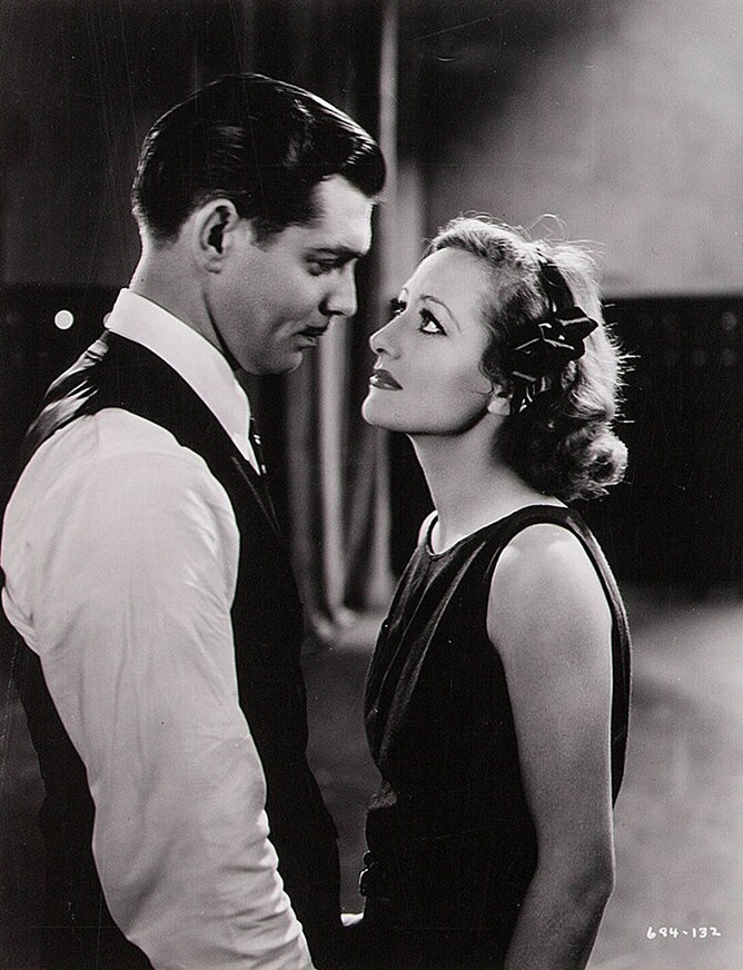 1933. 'Dancing Lady.' With Clark Gable.