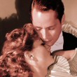 With Franchot Tone, shot by Hurrell.
