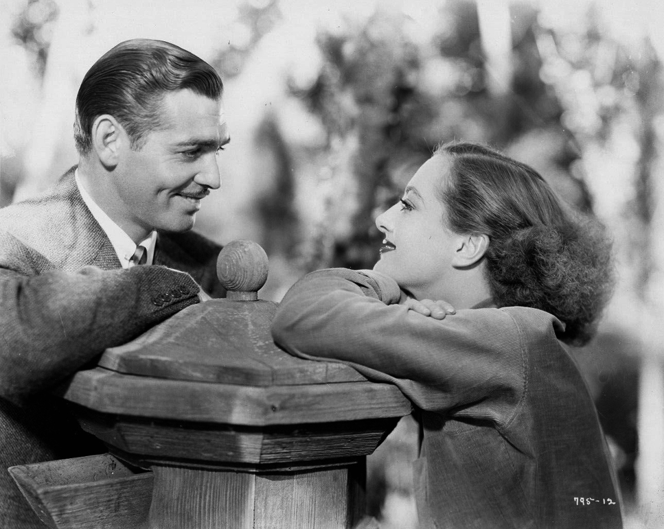 1934. 'Forsaking All Others.' With Clark Gable.