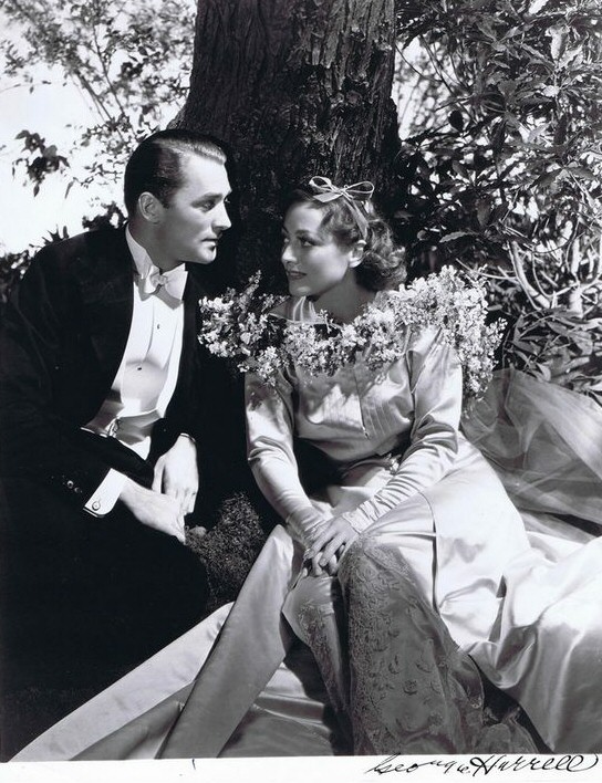 1935. 'I Live My Life.' With Brian Aherne. Shot by Hurrell.