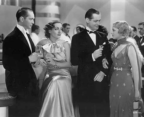 With Franchot Tone, left, and Robert Montgomery.