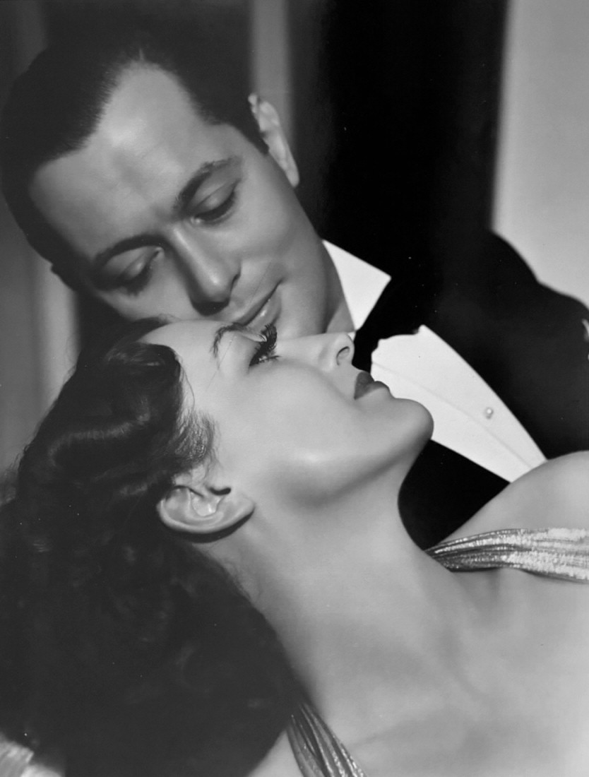 1935. 'No More Ladies' publicity with Robert Montgomery. Shot by Hurrell.