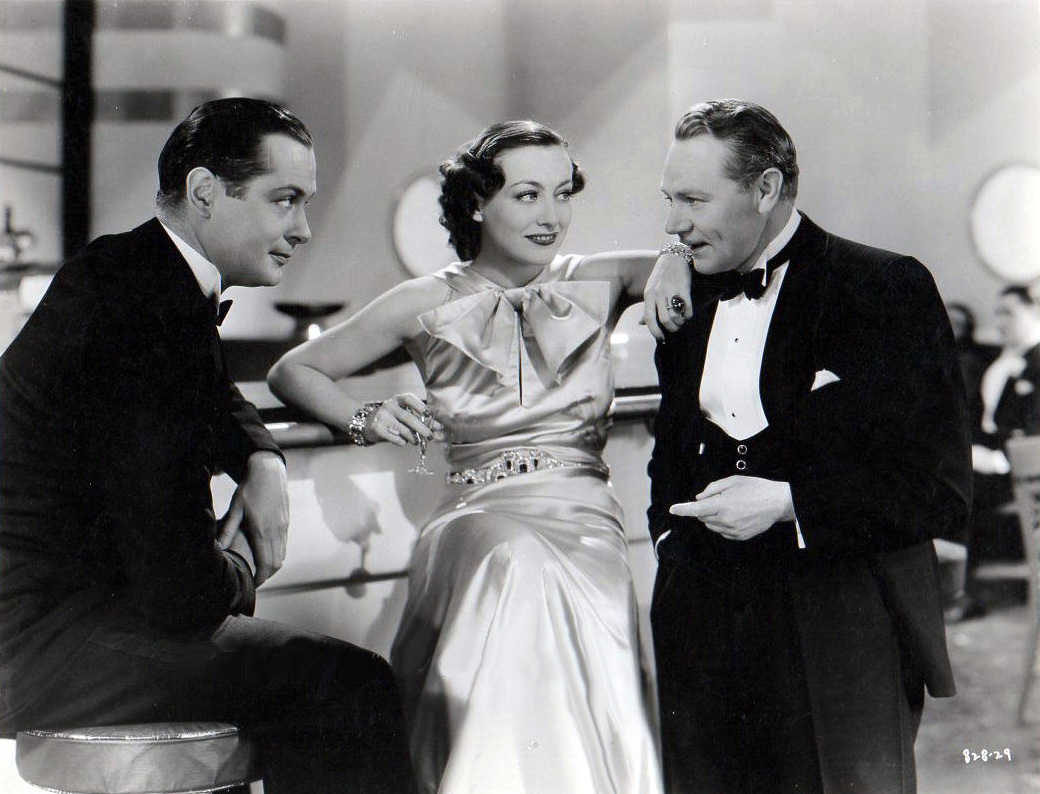 1935. 'No More Ladies.' With Robert Montgomery, left, and Charlie Ruggles.