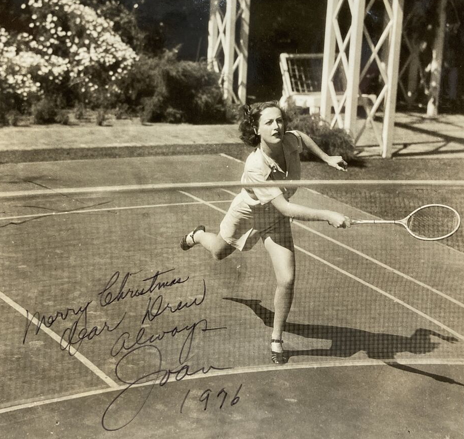 1936. Badminton at home. Shot by Bud Graybill.