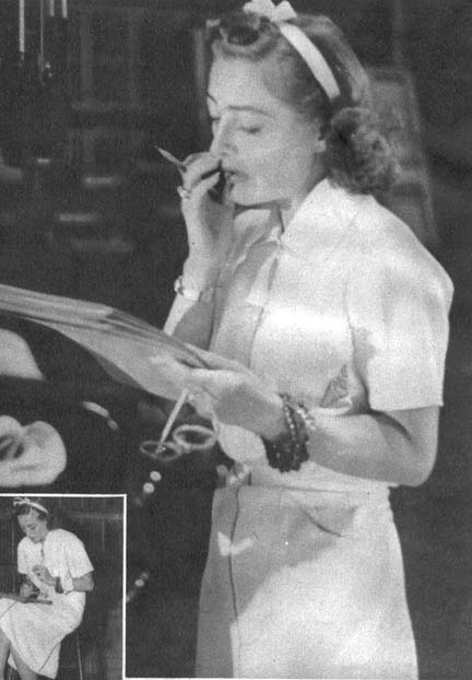 July 27, 1936. Joan doing 'Chained' on the radio.