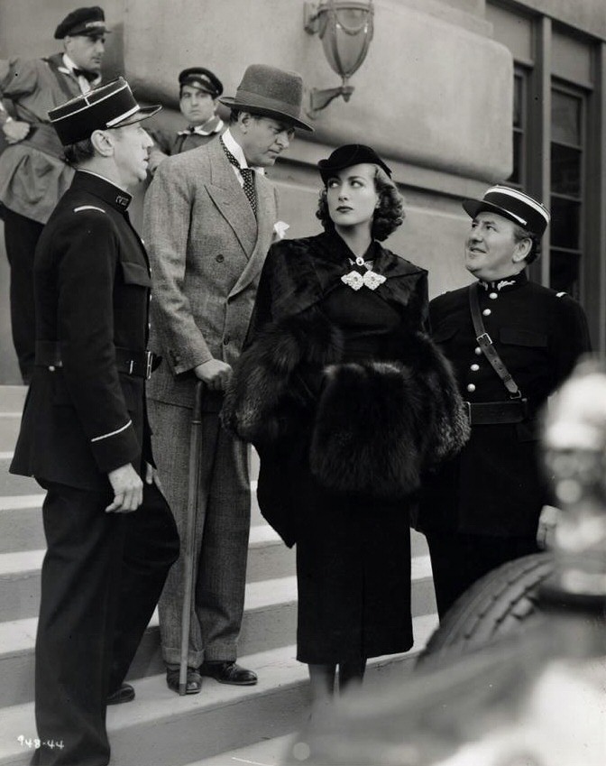 1936. A film still from 'Love on the Run.'