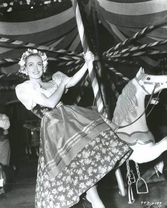 1937. 'The Bride Wore Red' publicity.