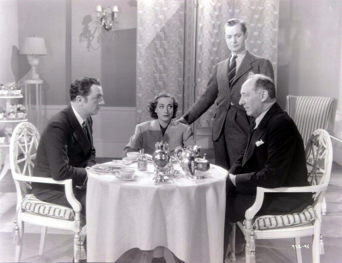 1937. 'The Last of Mrs. Cheyney.' With William Powell (left) and Robert Montgomery (standing).