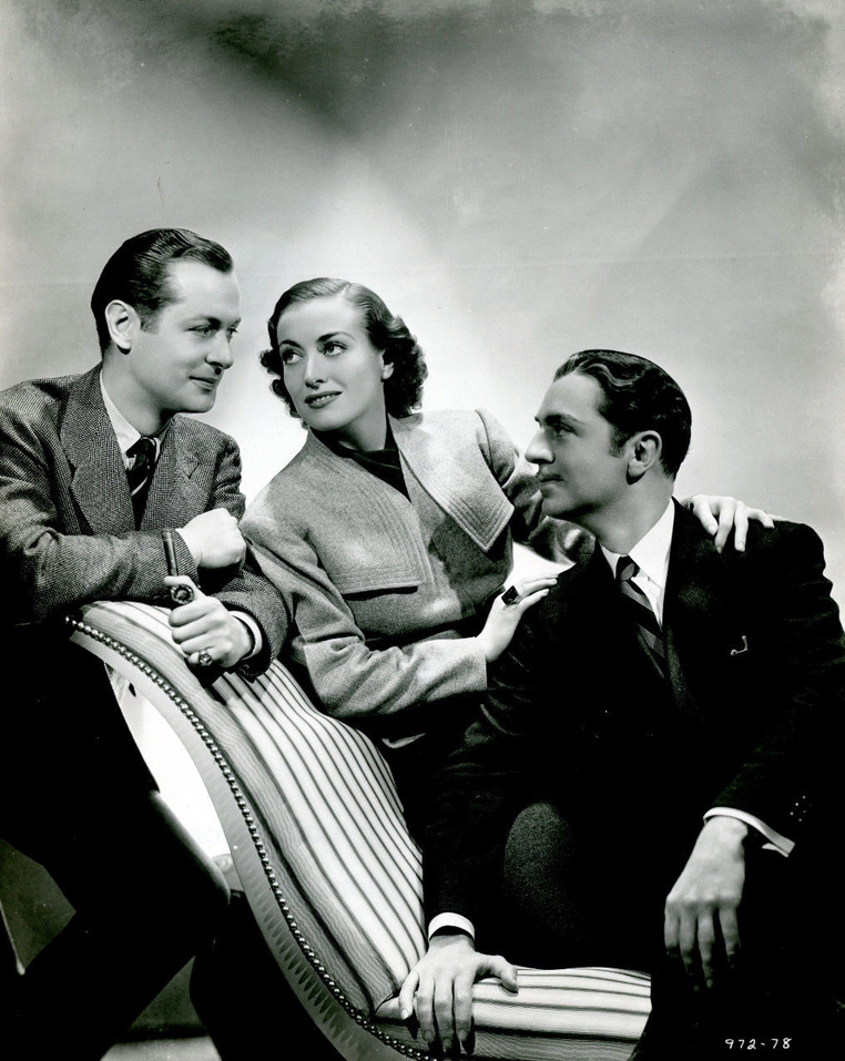 1937. 'The Last of Mrs. Cheyney.' With Robert Montgomery, left, and William Powell.