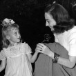 1938 with niece Joanie LeSueur. Shot by Hyman Fink.