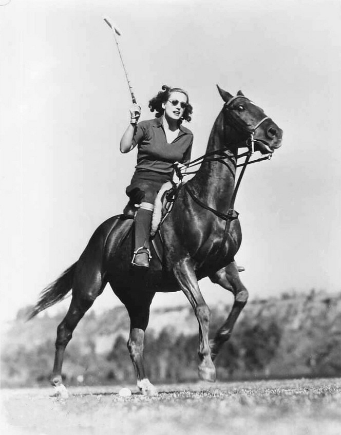 February 1938. At the Santa Monica Polo Club.