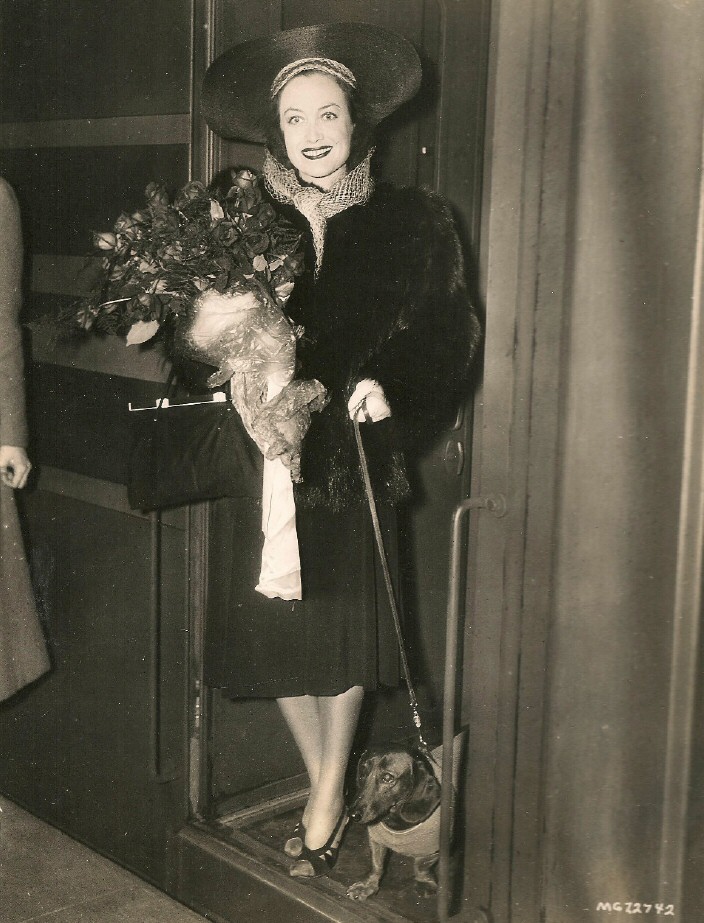 April 1939 at NYC's Grand Central Station, with Pupschen.