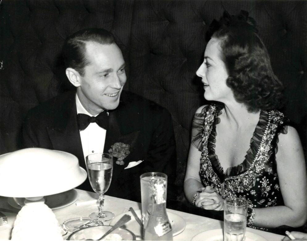 March 1939. Joan and Franchot on the eve of their divorce.