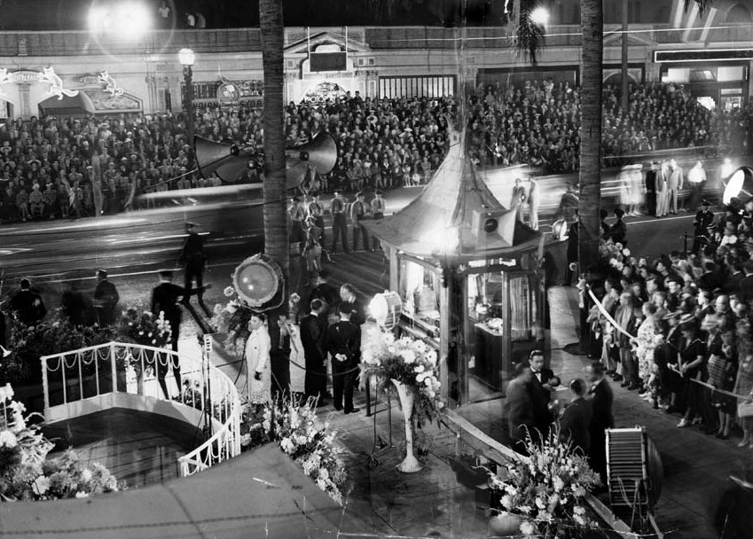 8/31/39. The premiere of 'The Women' at Grauman's in Los Angeles.