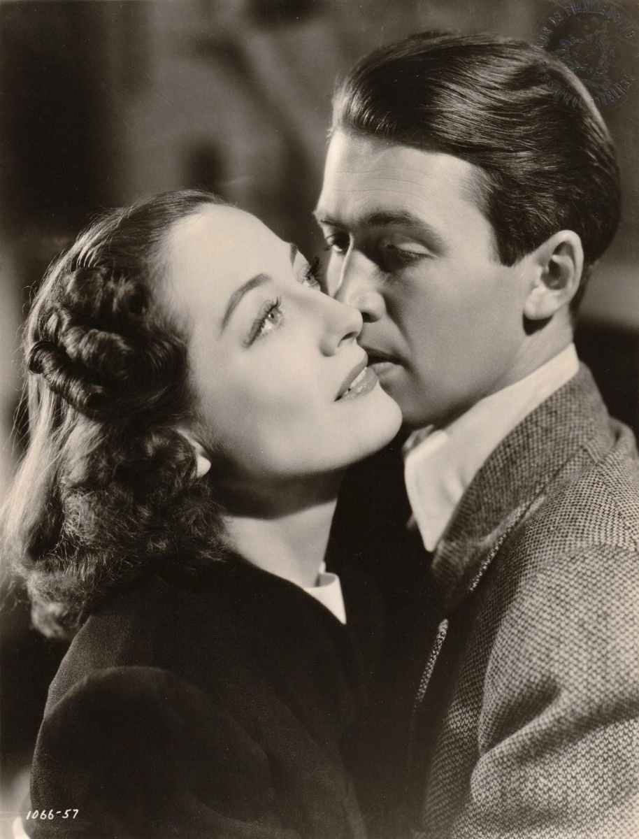 Publicity for 'Ice Follies of 1939' with James Stewart.
