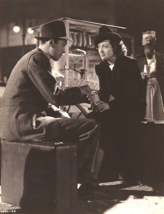 1939. With James Stewart in 'Ice Follies.'