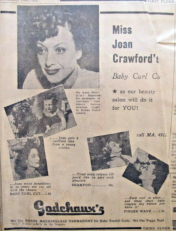 October 1939 ad in New Orleans Times-Picayune.