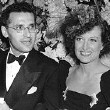 1939, at 'The Women' premiere. From left: Louis B. Mayer, Paulette Goddard, George Cukor, Joan, Hunt Stromberg.