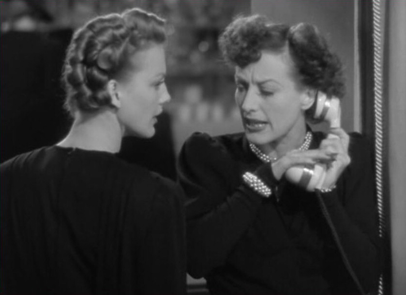 1939. 'The Women.' Screen shot with Virginia Grey.