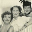 With Norma Shearer and Rosalind Russell.