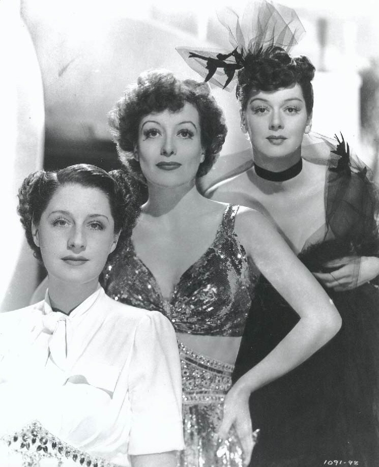 1939. Publicity for 'The Women' with Norma Shearer and Rosalind Russell.