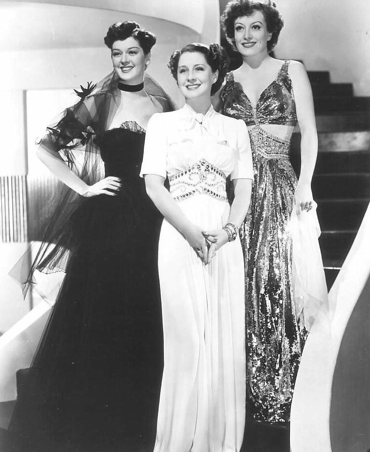 1939. Publicity for 'The Women' with Rosalind Russell and Norma Shearer.