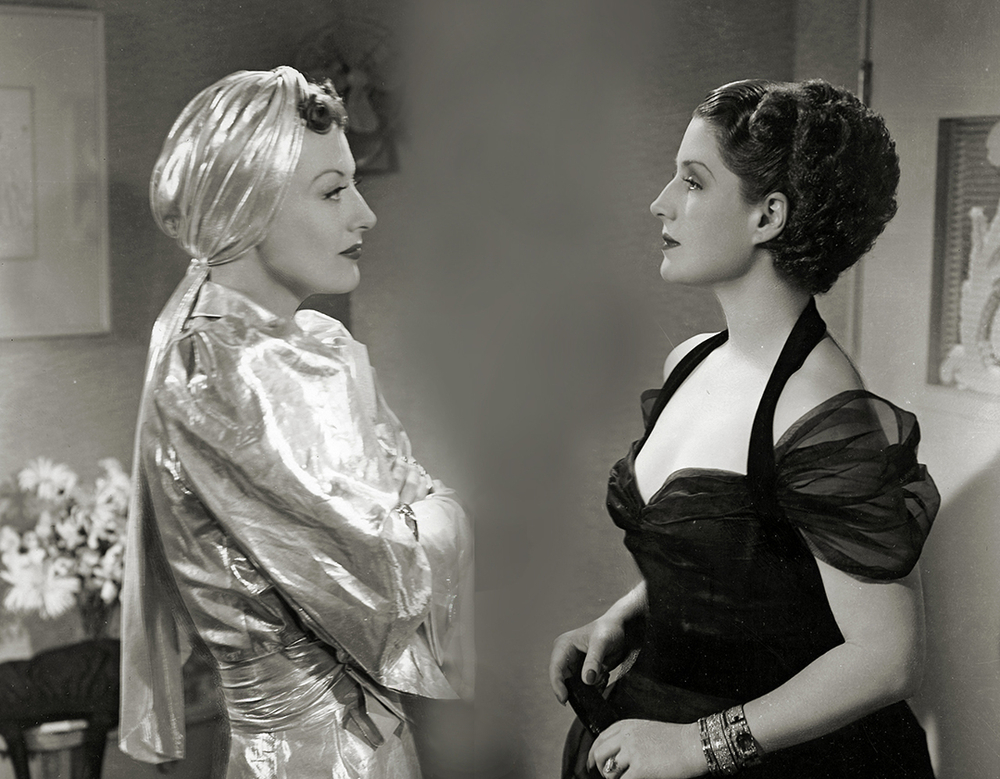 1939. 'The Women.' With Norma Shearer. (Edited photo from IMDb, with woman at center cropped out.)