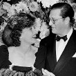 1939. At the premiere of 'The Women' with LB Mayer, Paulette Goddard, Hunt Stromberg, and George Cukor.