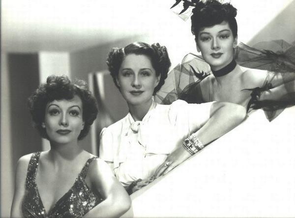 1939. 'The Women.' Joan, Norma Shearer, Rosalind Russell.