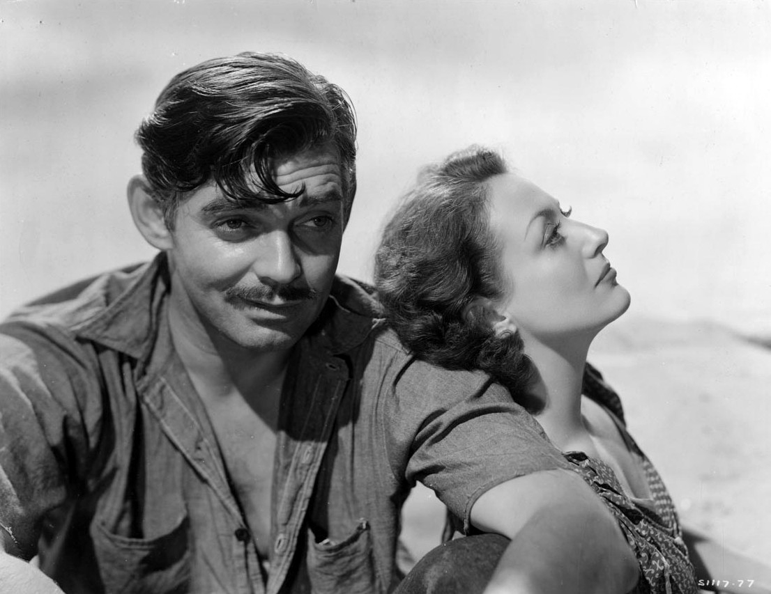 1940. 'Strange Cargo.' With Clark Gable.