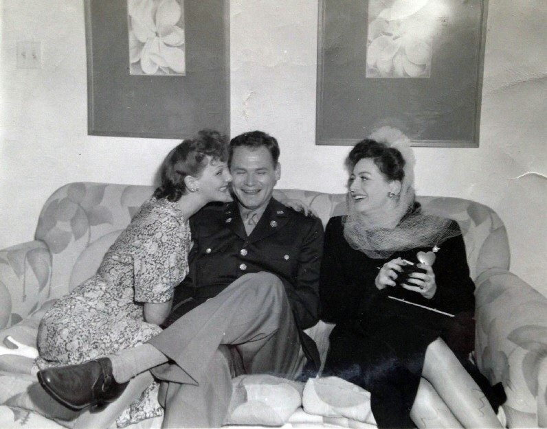 A Joan Crawford candid, circa 1942.