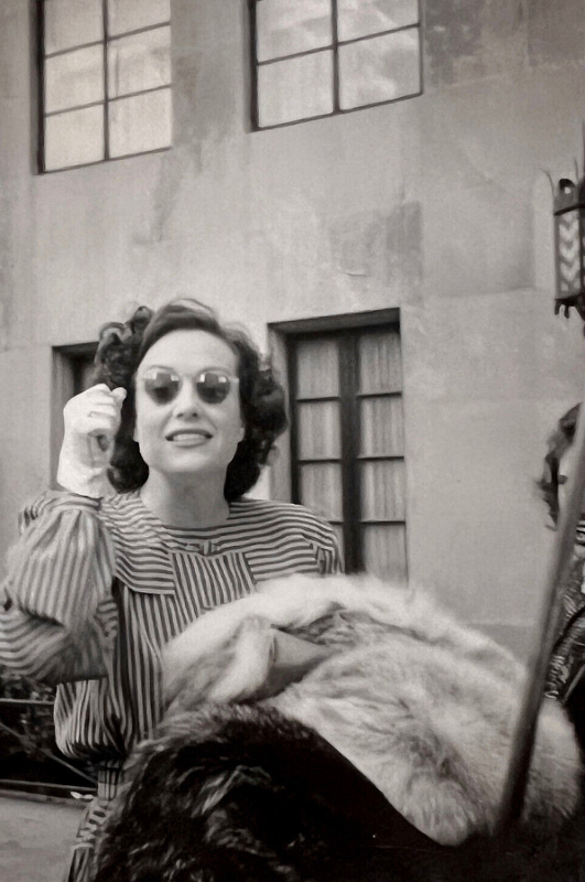 1939 candid shot in NYC by secretary Betty Barker.