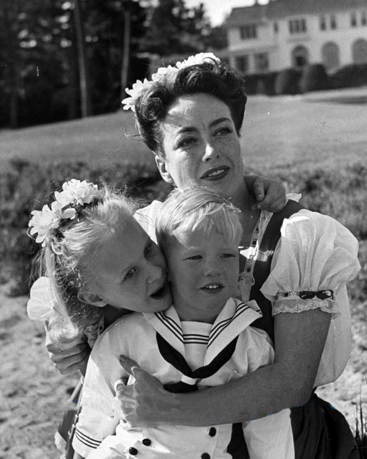 Circa 1945. With Christina and Christopher.