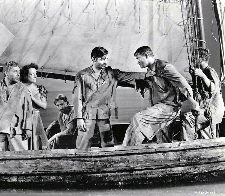 1940. 'Strange Cargo' film still.