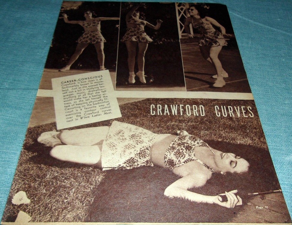 1941 publicity at home. Page from unknown magazine.