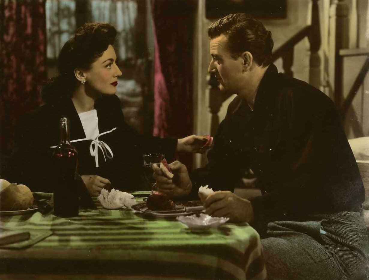 1942. 'Reunion in France.' With John Wayne.