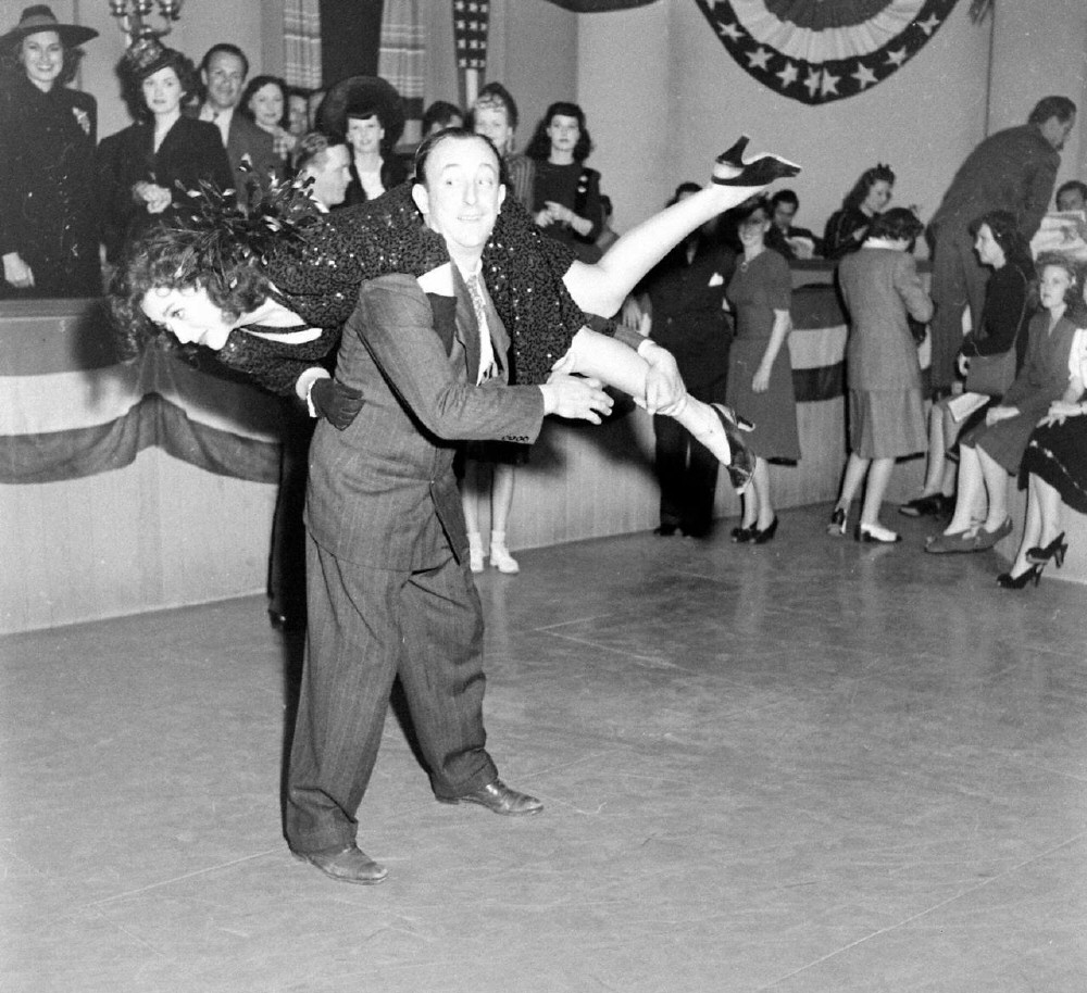 1942. 'They All Kissed the Bride.' With Allen Jenkins.