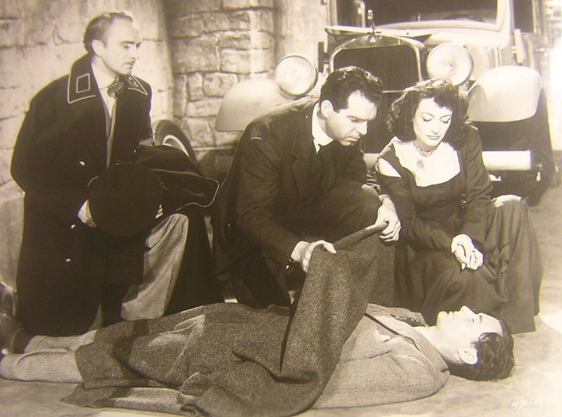 1943. 'Above Suspicion.' With Conrad Veidt, left, and Fred MacMurray.
