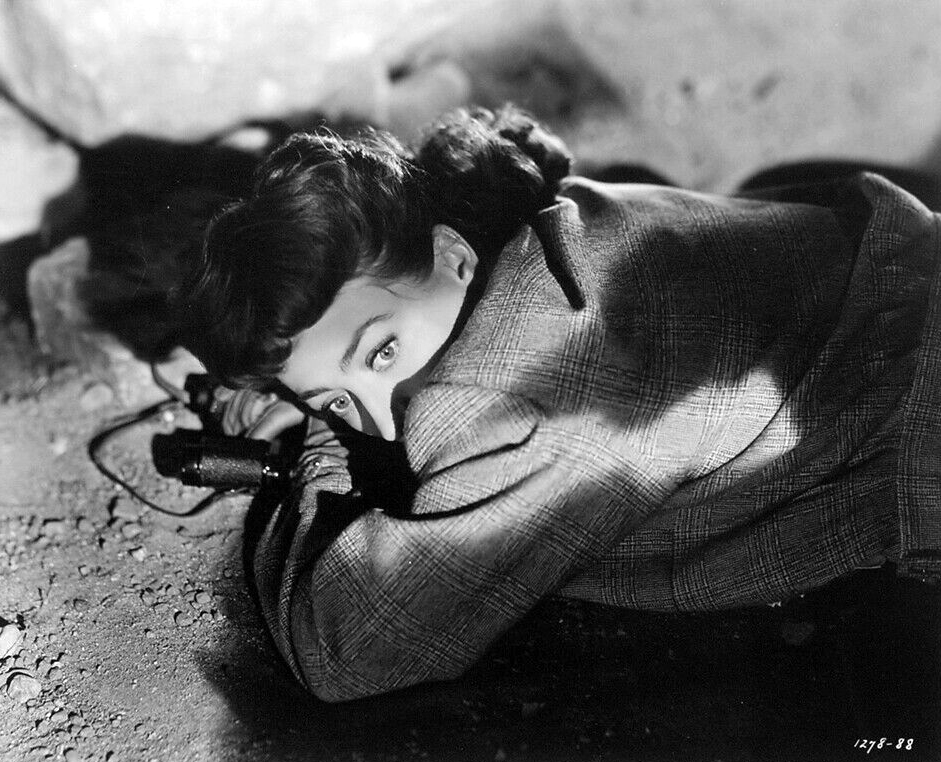 1943. A film still from 'Above Suspicion.'