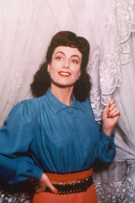 1943. Publicity for her new studio, Warners.