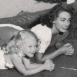 1945. With Christina at home.