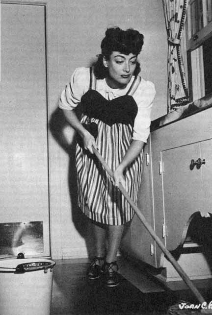 1943. Joan at home.