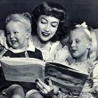 Circa 1945. With Christopher and Christina.