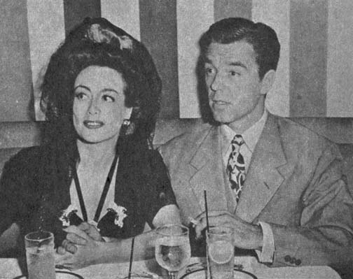 1942. Joan with husband Phillip Terry.