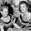 Summer of 1947, with daughter Christina.